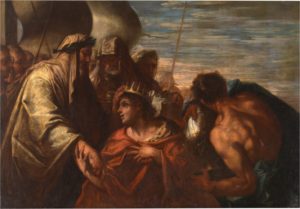 King David crowned, Museo del Prado