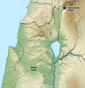 Mapa Monte Tabor por Henri Gourinard