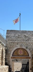 Entrada de la Custodia de Terra Santa, en la Ciudad Antigua de Jerusalén 