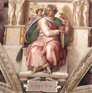 Prophet Isaiah, Sistine Chapel